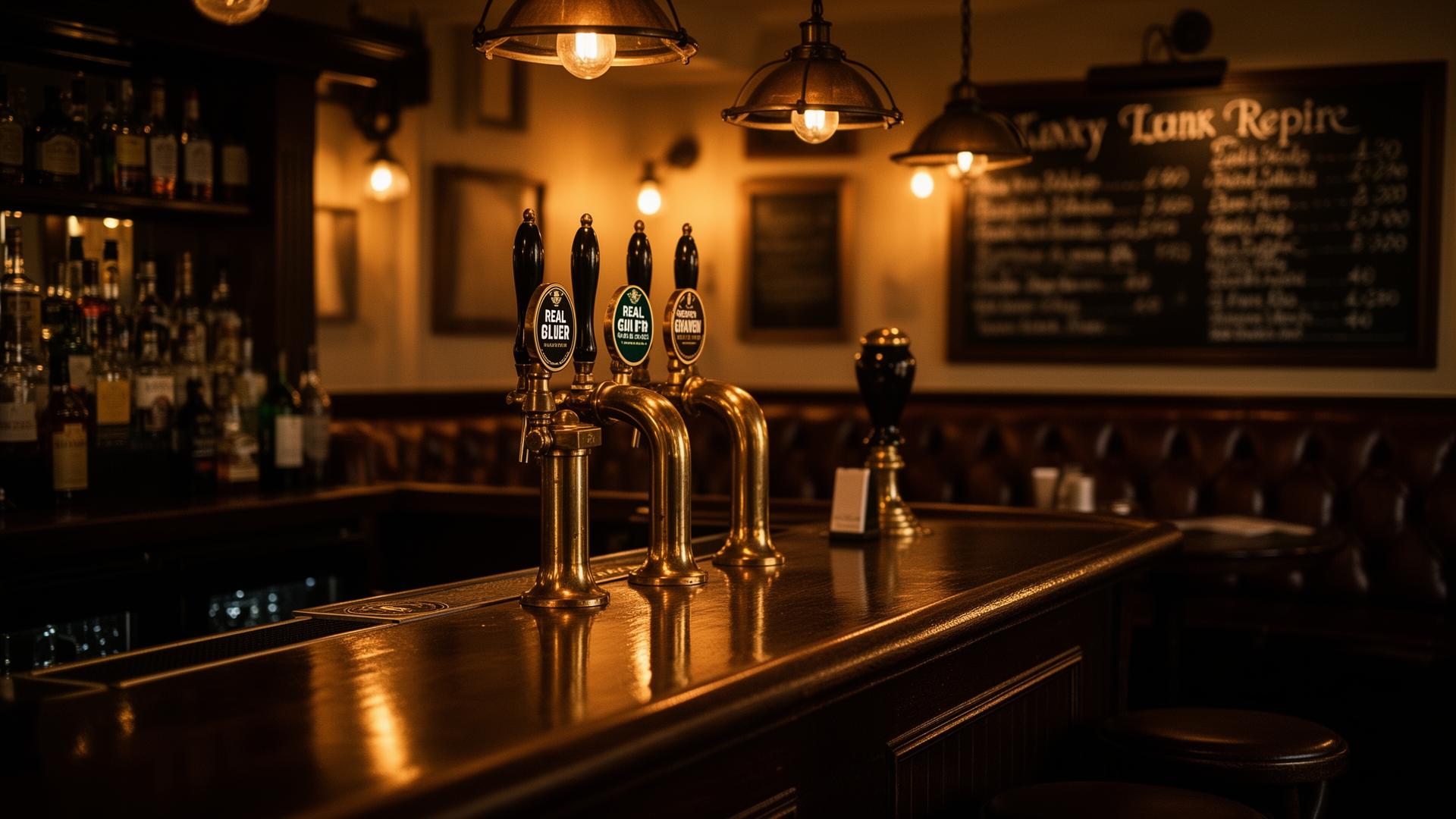 The Dewdrop Inn bar at golden hour